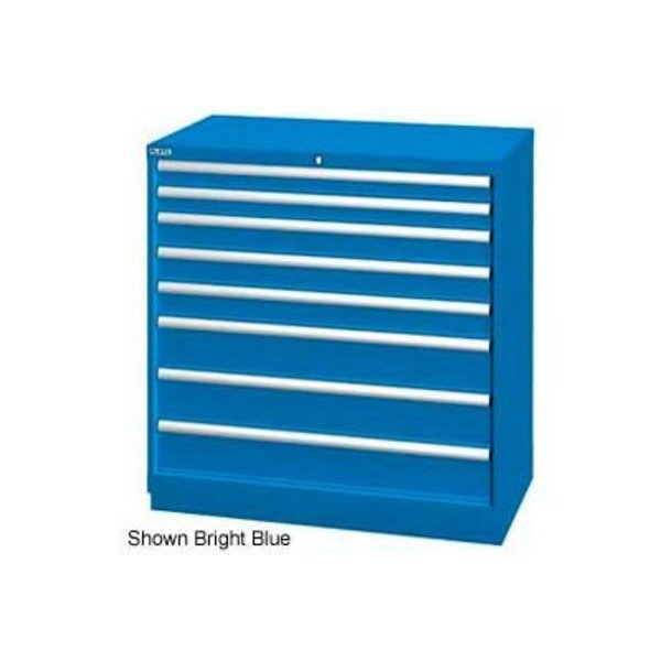 Lista International Lista 40-1/4"W Drawer Cabinet, 8 Drawer, 117 Compart - Bright Blue, No Lock XSHS0900-0802BBNL